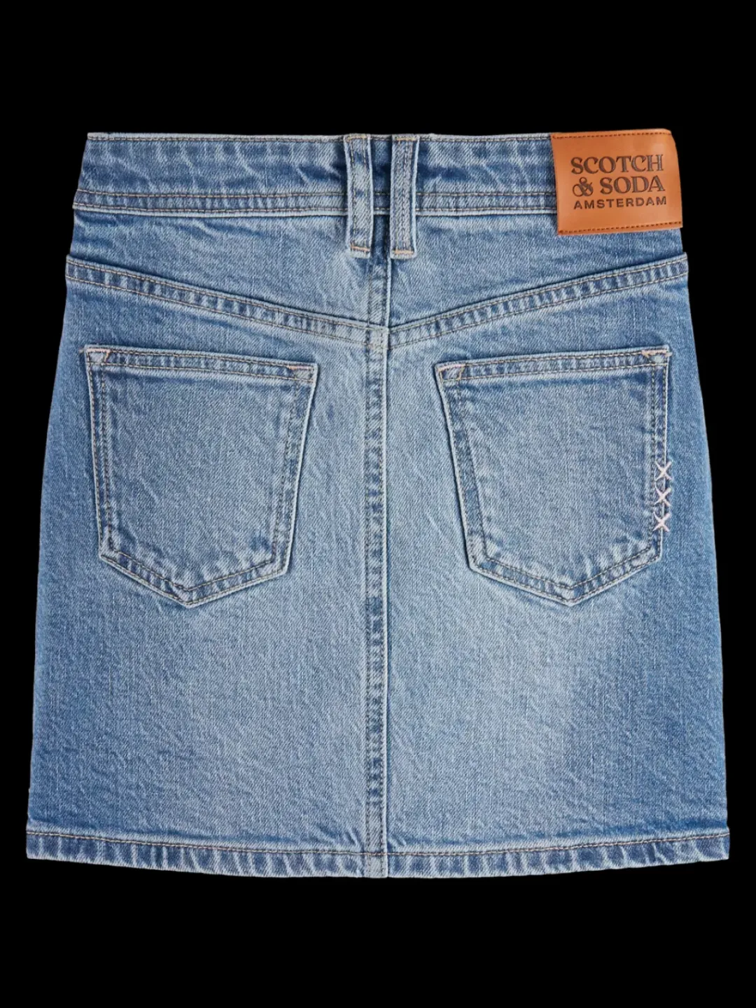 Outlet Scotch & Soda DENIM PATCH POCKET SKIRT - DREAM CATCHER dreamcatcher