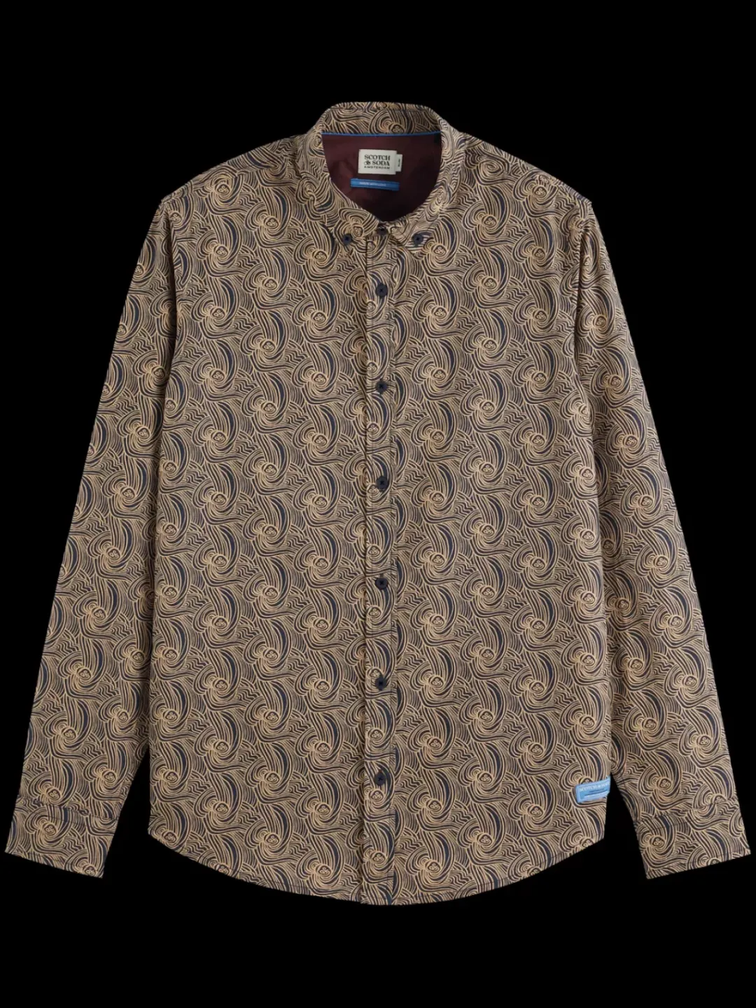 Sale Scotch & Soda DITSY AOP SHIRT WaveAOP
