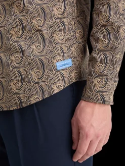 Sale Scotch & Soda DITSY AOP SHIRT WaveAOP