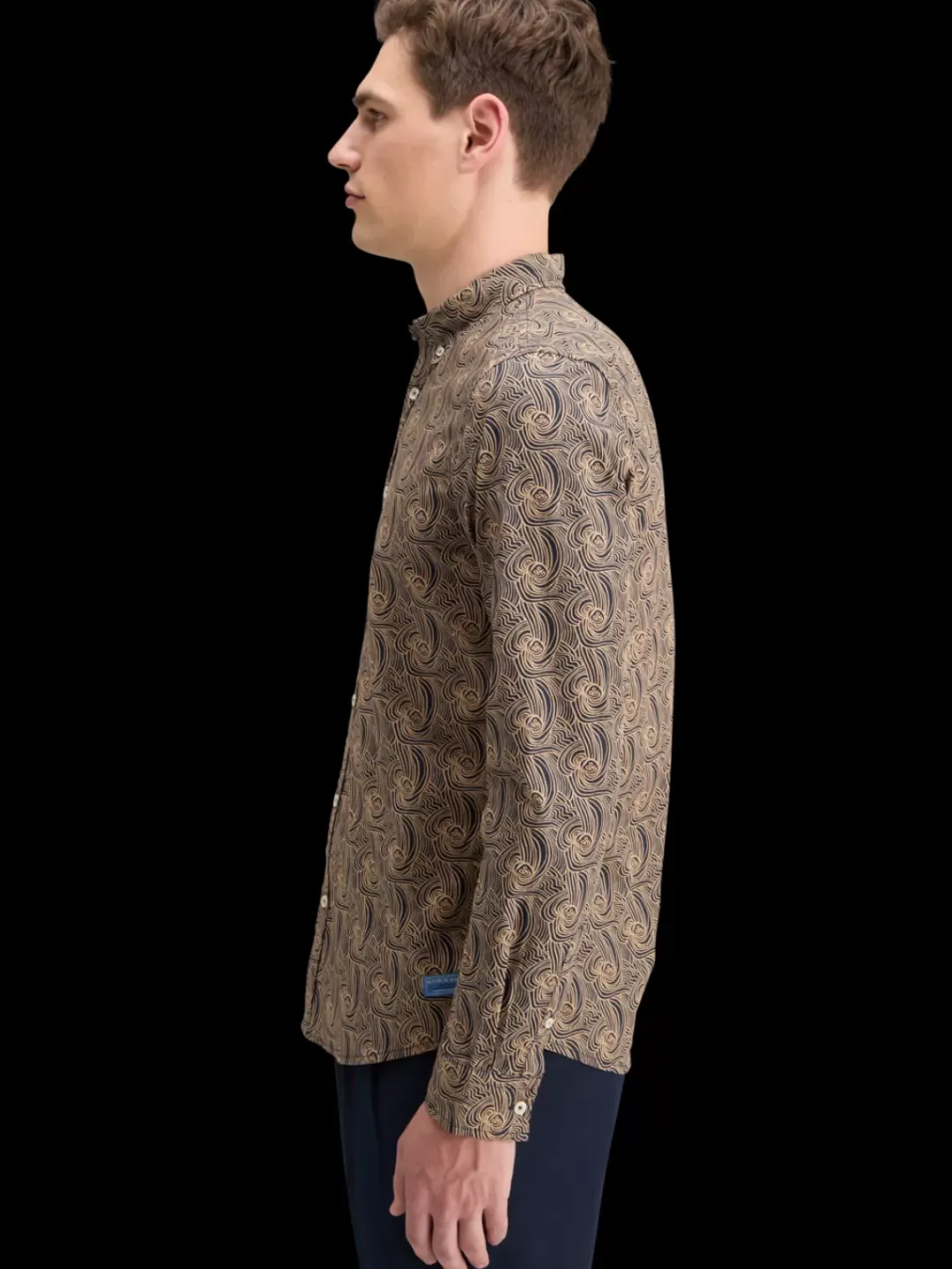 Sale Scotch & Soda DITSY AOP SHIRT WaveAOP