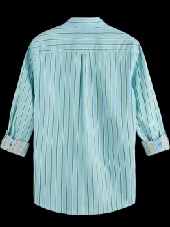 Sale Scotch & Soda Dobby stripe roll up sleeves