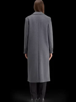 Outlet Scotch & Soda DOUBLE BREASTED TAILORED WOOL BLEND COAT CharcoalMelange