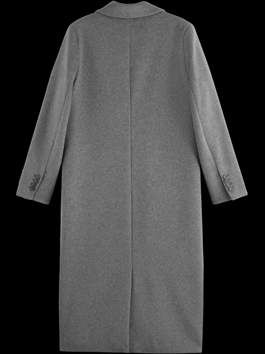 Outlet Scotch & Soda DOUBLE BREASTED TAILORED WOOL BLEND COAT CharcoalMelange