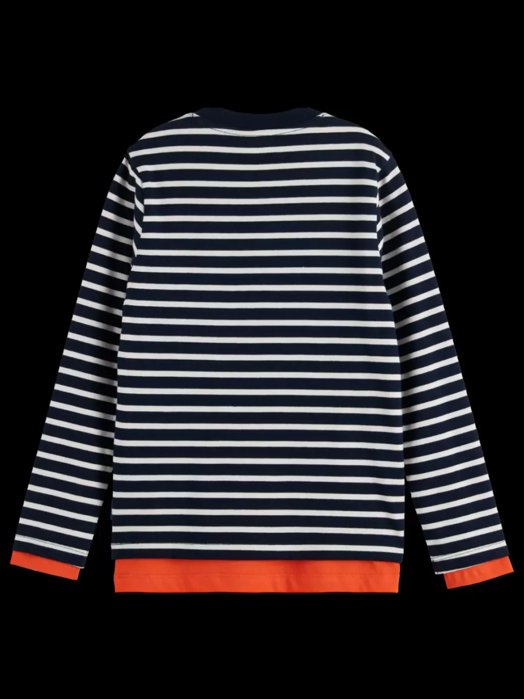 Fashion Scotch & Soda DOUBLE LAYERED LONG-SLEEVED T-SHIRT