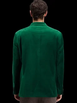 Sale Scotch & Soda DOUBLE-BREASTED VELVET PARTY BLAZER WingbackGreen