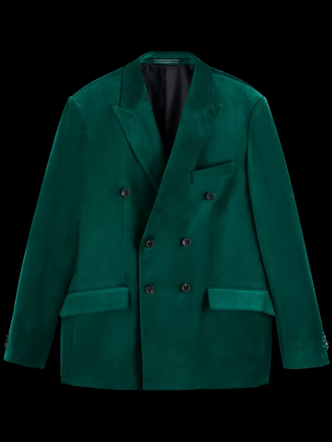 Sale Scotch & Soda DOUBLE-BREASTED VELVET PARTY BLAZER WingbackGreen