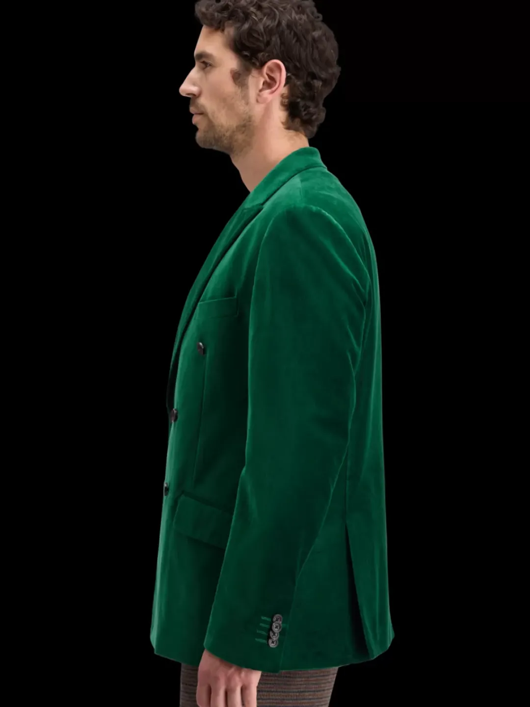 Sale Scotch & Soda DOUBLE-BREASTED VELVET PARTY BLAZER WingbackGreen