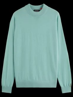 New Scotch & Soda DROPPED SHOULDER MOCK NECK SWEATER