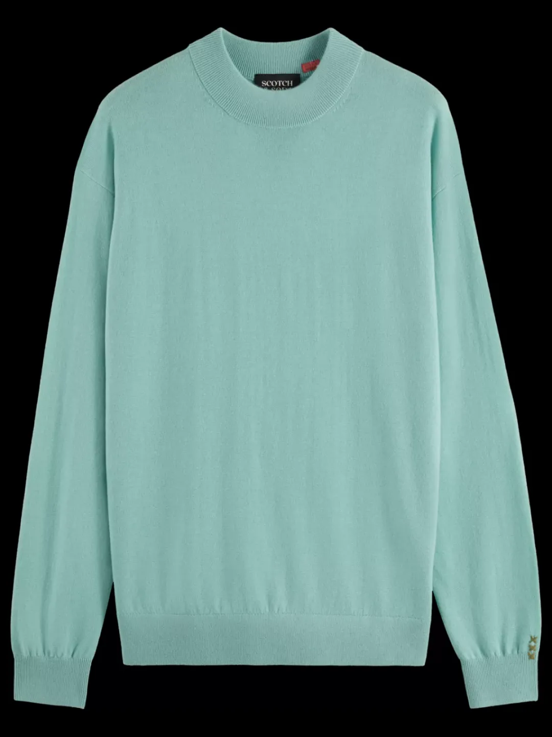 New Scotch & Soda DROPPED SHOULDER MOCK NECK SWEATER