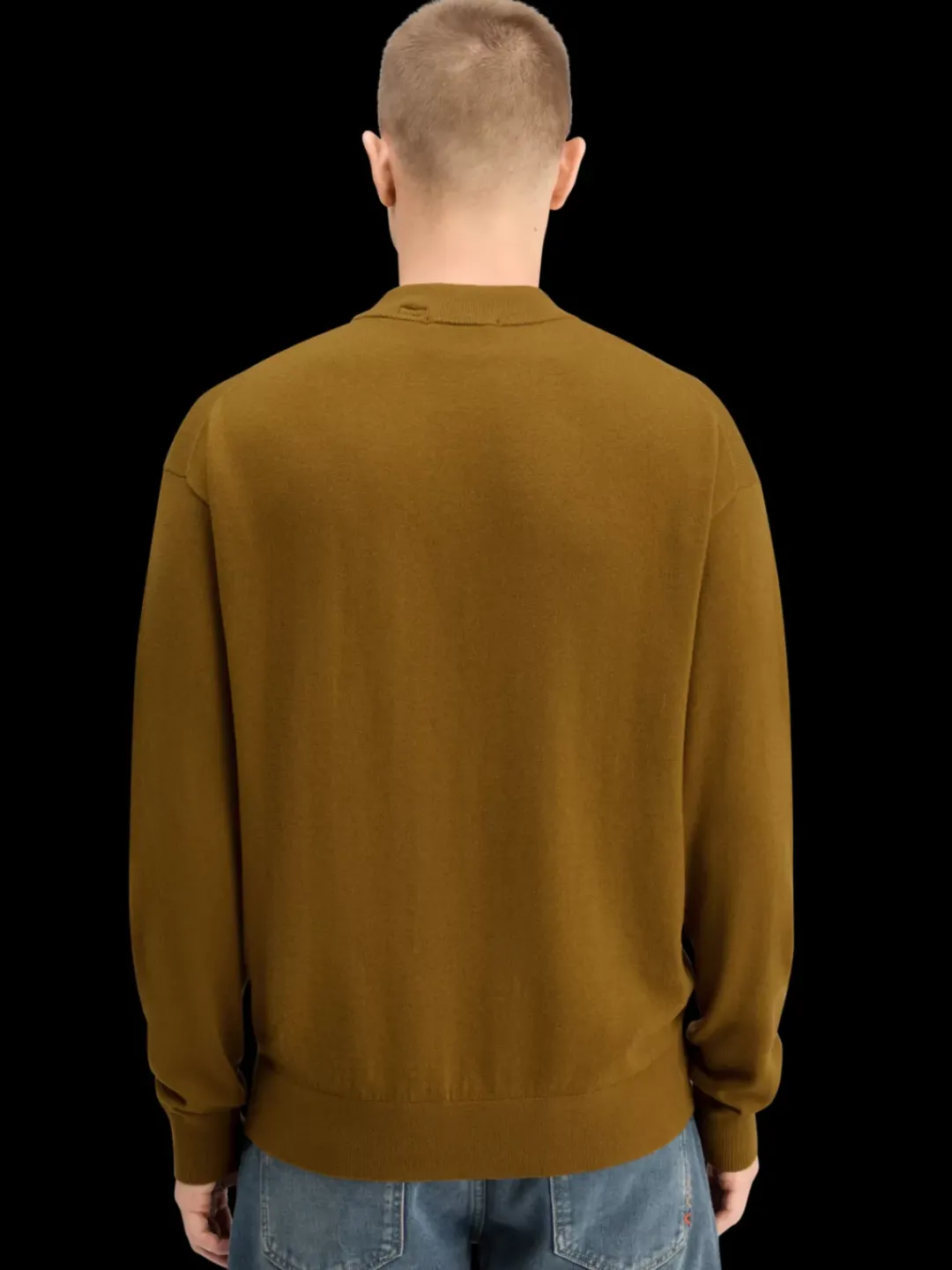 New Scotch & Soda DROPPED SHOULDER MOCK NECK SWEATER