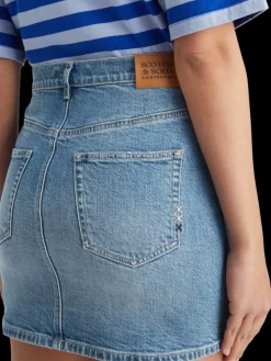 Discount Scotch & Soda Easy 5 pocket denim skirt - dreamcatcher