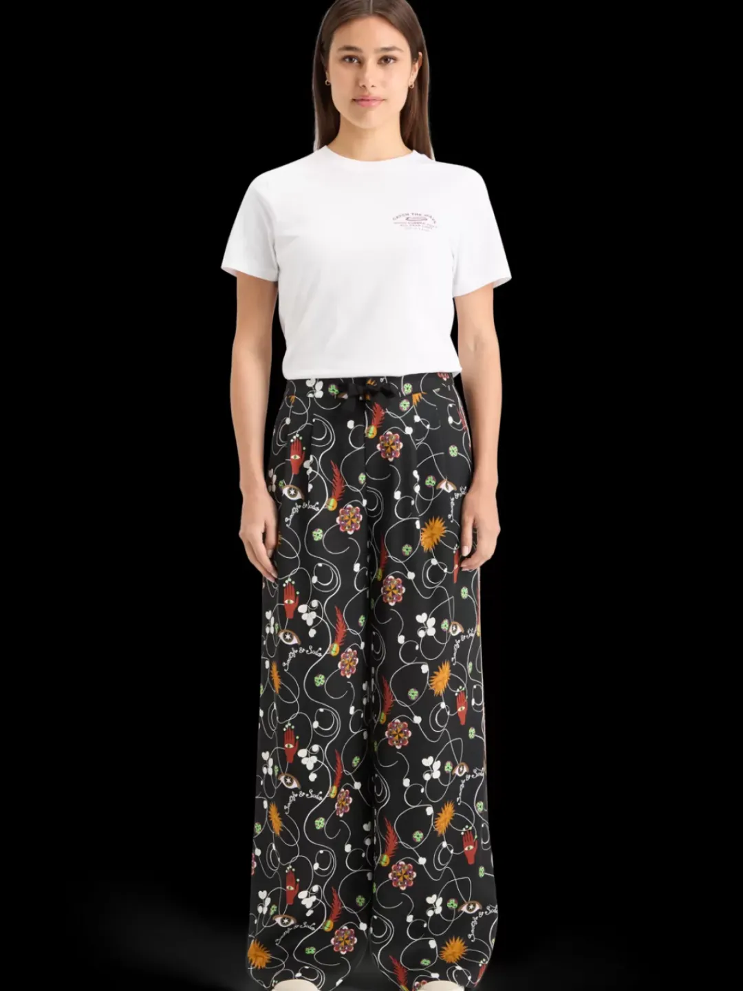 New Scotch & Soda ELENI WIDE LEG PYJAMA PANT FreeMind