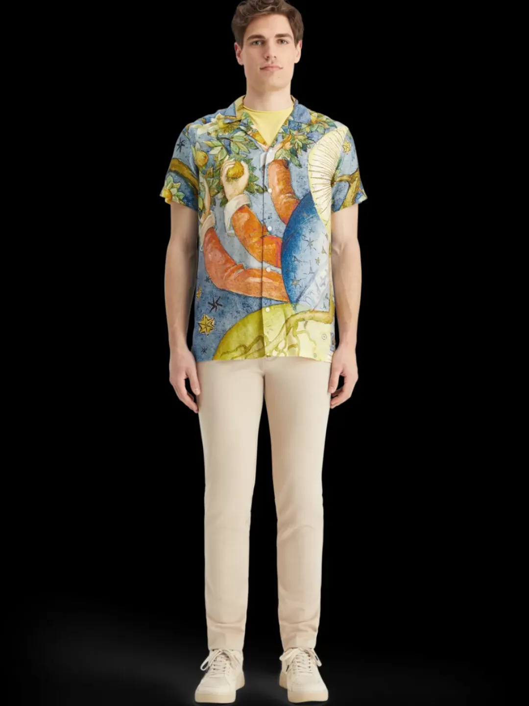 Best Scotch & Soda EMBASSY OF THE FREE MIND PRINTED SHIRT EmbassyAOP