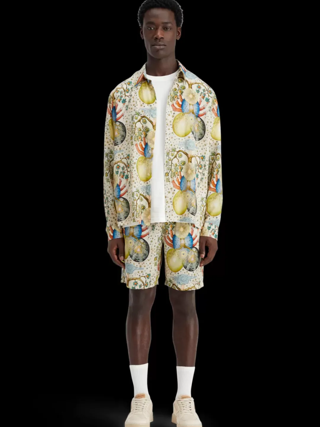 Online Scotch & Soda EMBASSY OF THE FREE MIND PRINTED SHIRT EmbassyTreeAOP