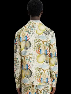 Online Scotch & Soda EMBASSY OF THE FREE MIND PRINTED SHIRT EmbassyTreeAOP