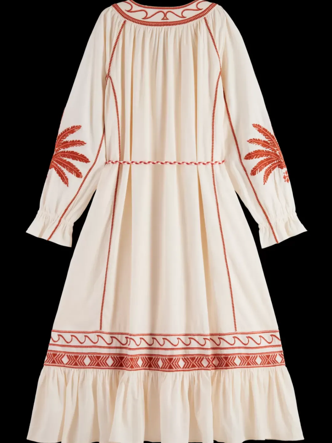 New Scotch & Soda EMBROIDERED MAXI DRESS SoftIce