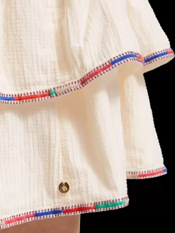 Online Scotch & Soda EMBROIDERED MINI SKIRT SoftIce