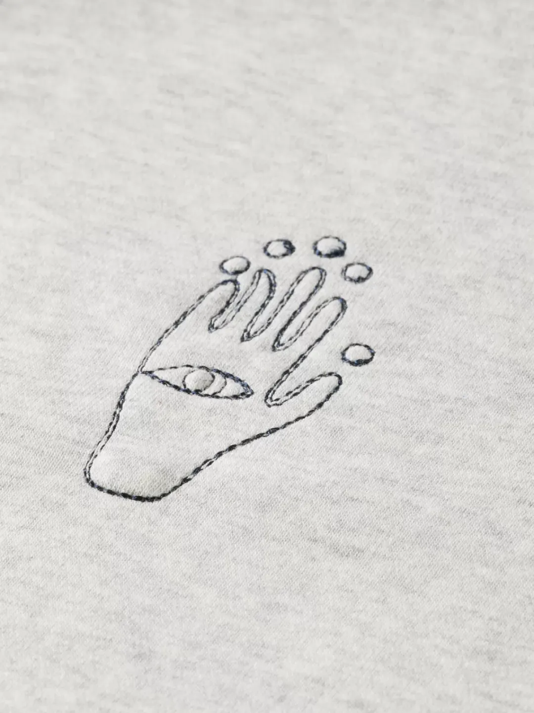 New Scotch & Soda EMBROIDERED RAGLAN RELAXED FIT SWEATSHIRT LightGreyMelange