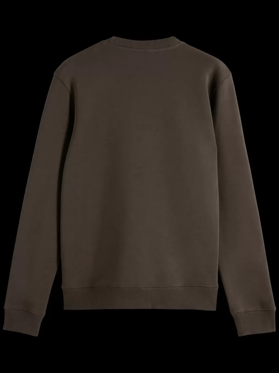 Best Scotch & Soda EMBROIDERY SWEATSHIRT Coffee