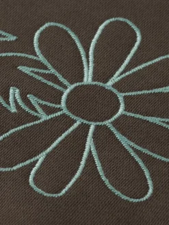 Best Scotch & Soda EMBROIDERY SWEATSHIRT Coffee