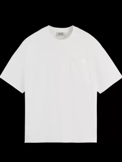 Discount Scotch & Soda Essential - 3 CROSSES LOOSE FIT POCKET T-SHIRT