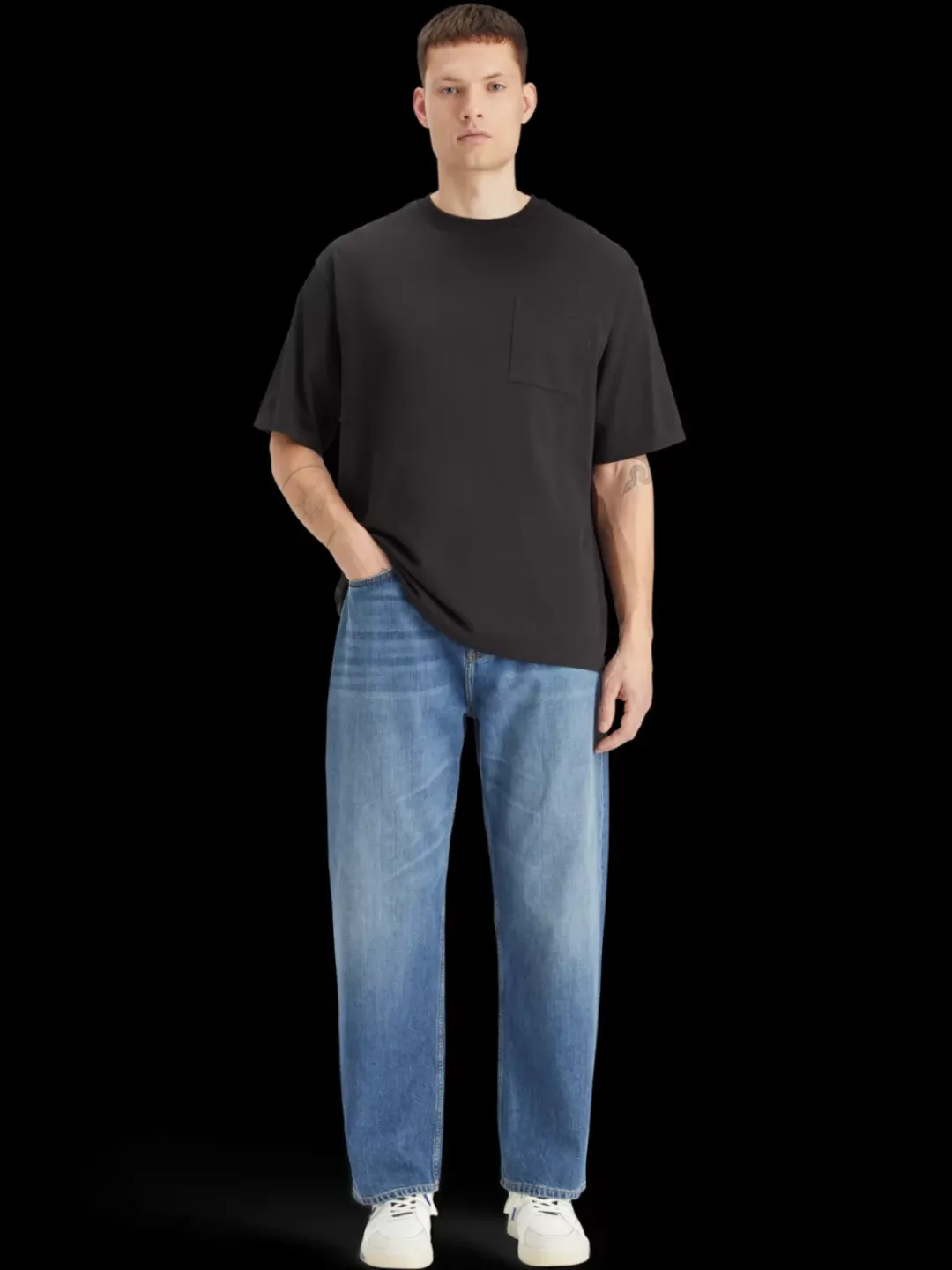 Discount Scotch & Soda Essential - 3 CROSSES LOOSE FIT POCKET T-SHIRT