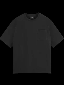 Discount Scotch & Soda Essential - 3 CROSSES LOOSE FIT POCKET T-SHIRT