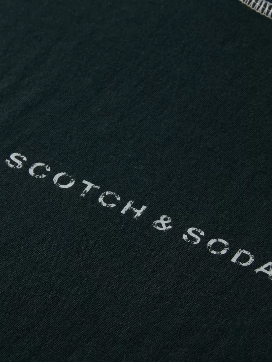 Discount Scotch & Soda Essential - logo front chest t-shirt