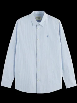 Clearance Scotch & Soda Essential - OXFORD STRIPE BlueStripe