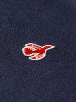 Outlet Scotch & Soda Essential - THE FREE SPIRIT PEACE BIRD CREW NECK Navy