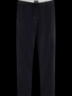Online Scotch & Soda Essential - WARREN - Â COTTON/ LINEN TWILL JOGGER