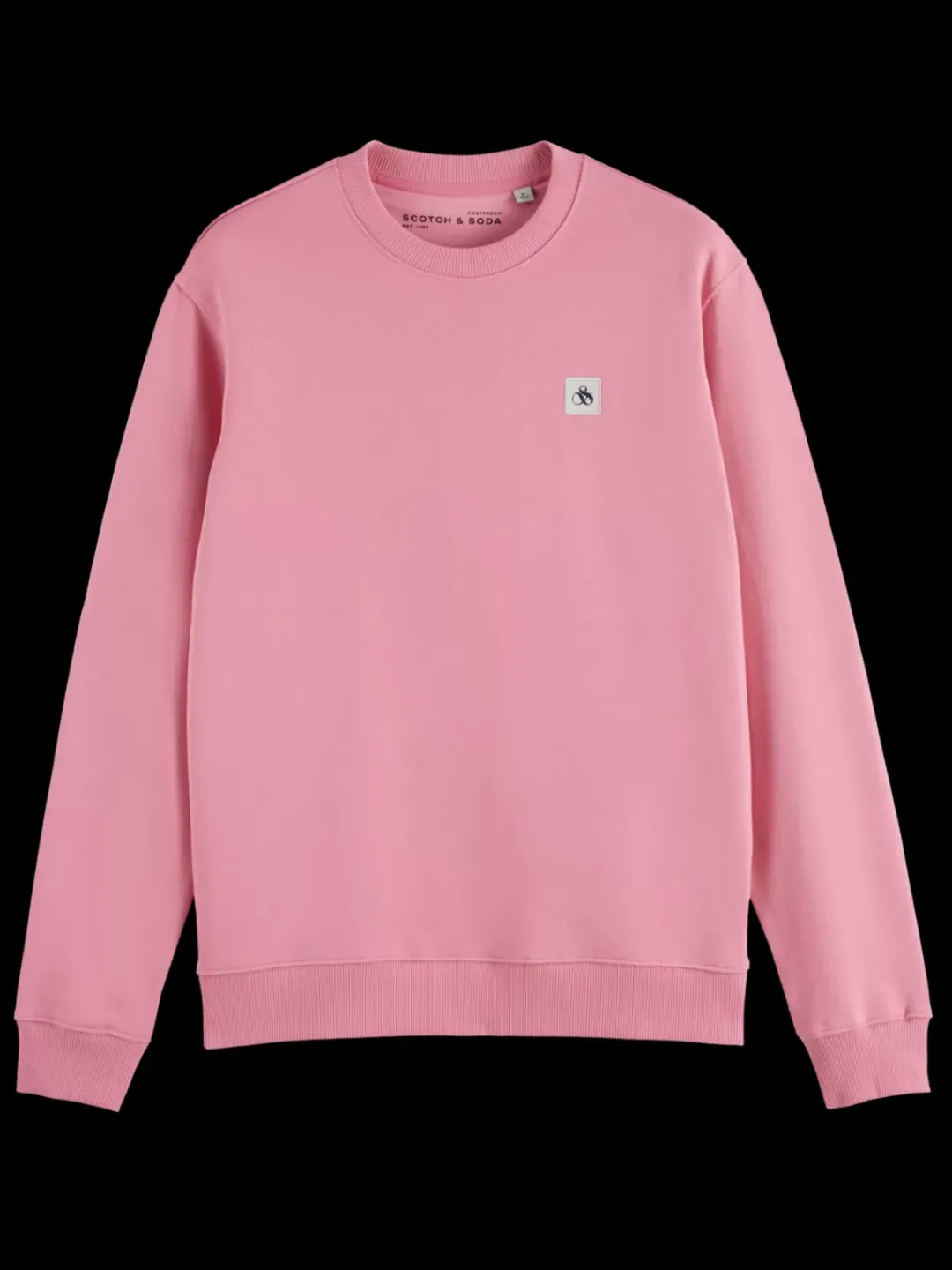 Outlet Scotch & Soda Essential badge crew sweat