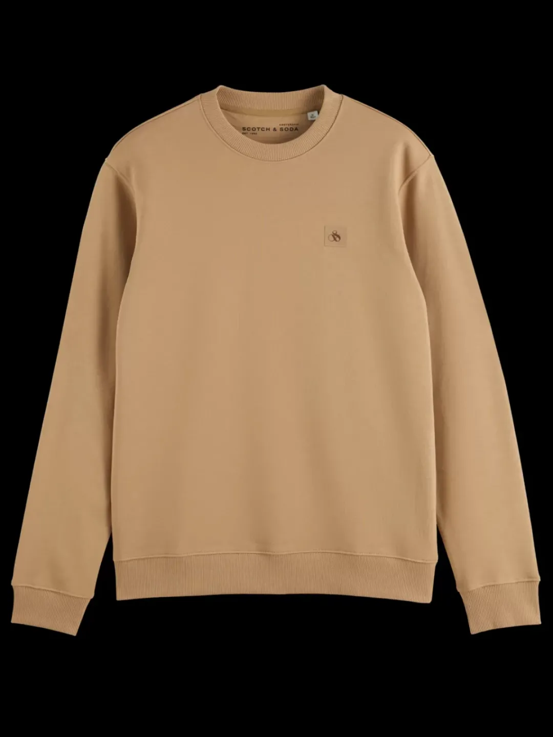 Outlet Scotch & Soda Essential badge crew sweat