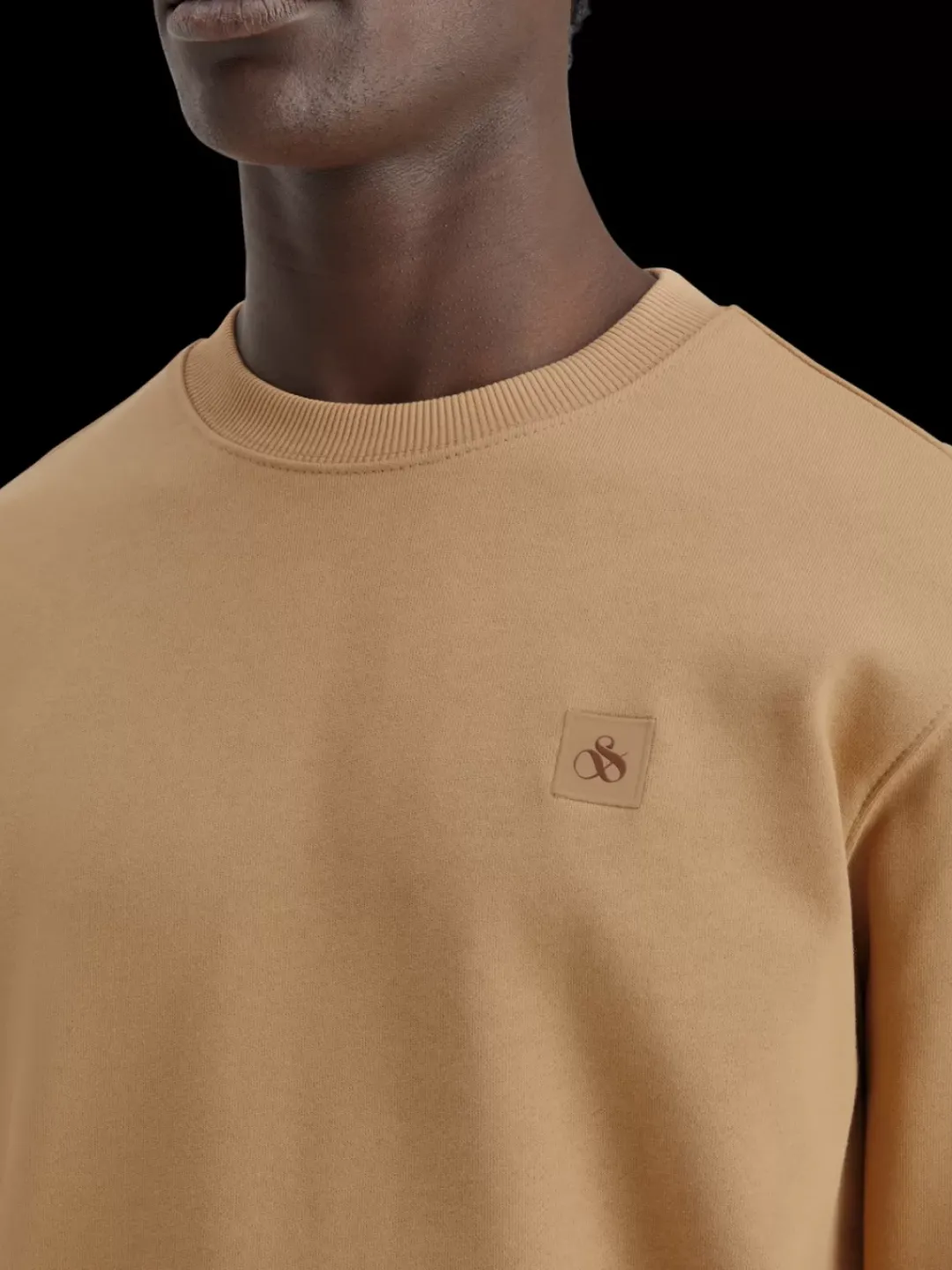 Outlet Scotch & Soda Essential badge crew sweat