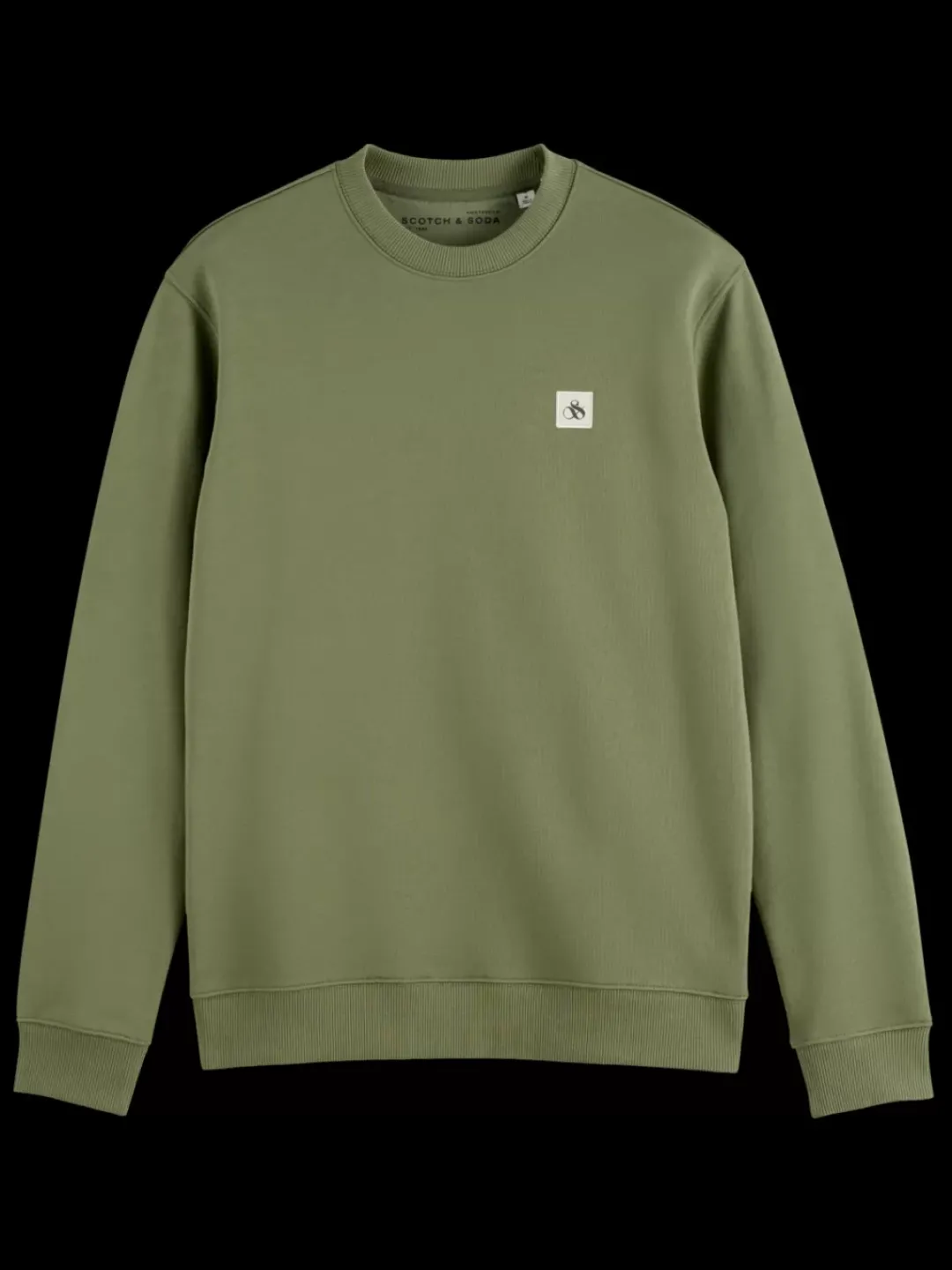 Outlet Scotch & Soda Essential badge crew sweat