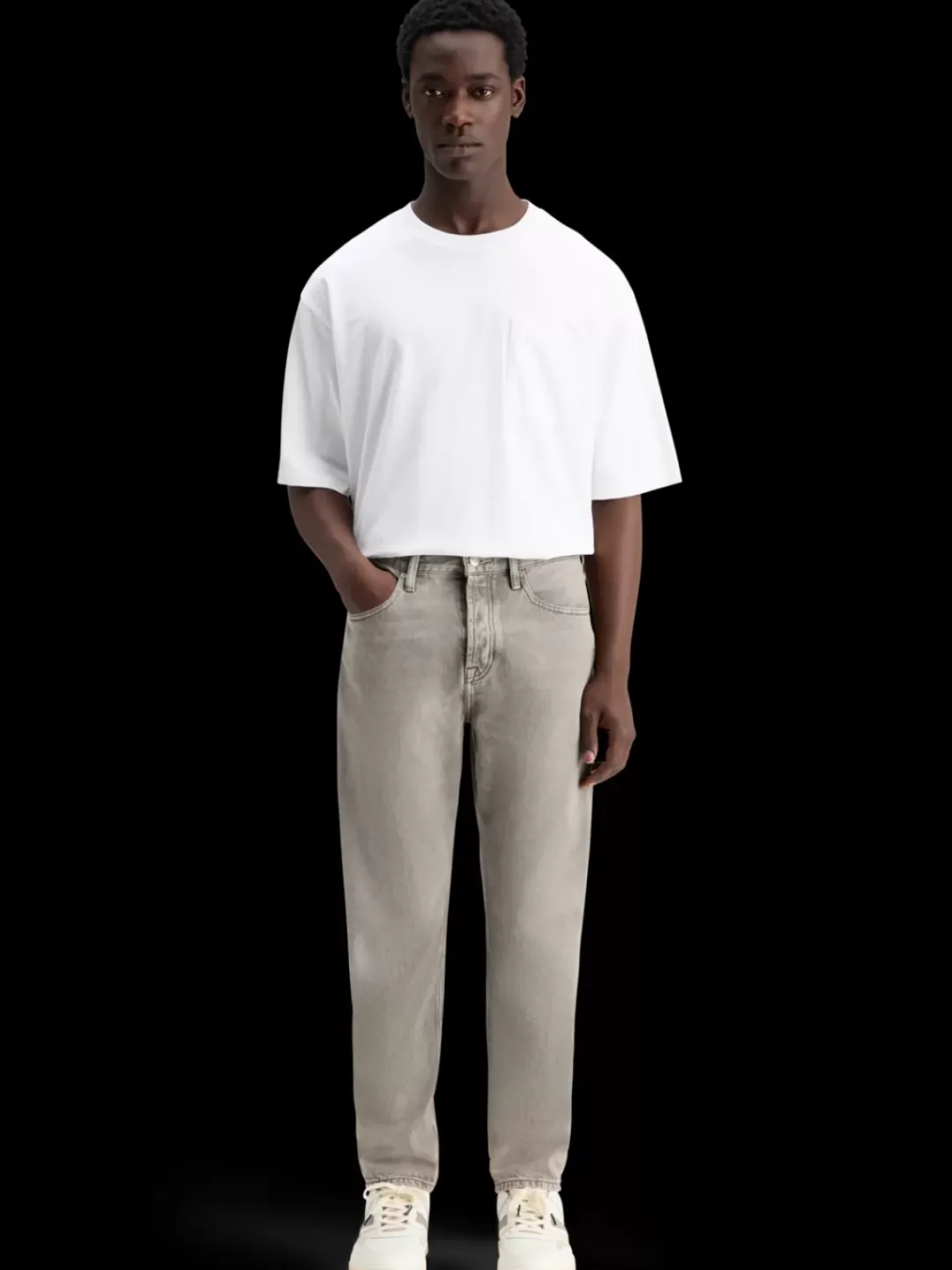 Hot Scotch & Soda Essential DEAN LOOSE TAPERED JEANS GREY ROAD GreyRoad