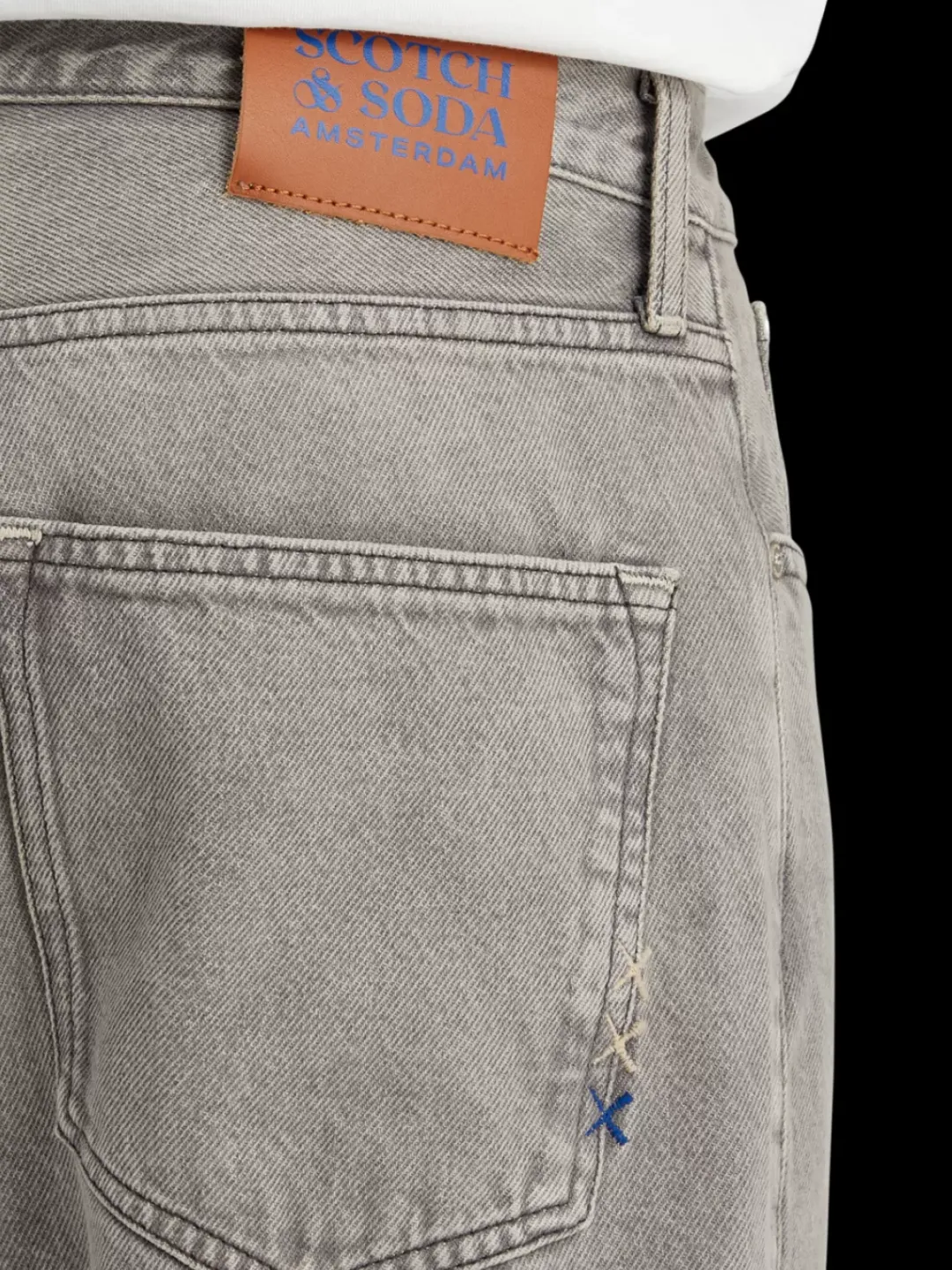 Hot Scotch & Soda Essential DEAN LOOSE TAPERED JEANS GREY ROAD GreyRoad