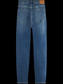 Clearance Scotch & Soda Essential HIGH FIVE SUPER STRETCH  SLIM JEANS - CLASSIC BLUE ClassicBlue