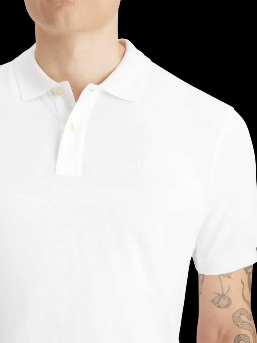 Best Scotch & Soda Essential Logo pique polo