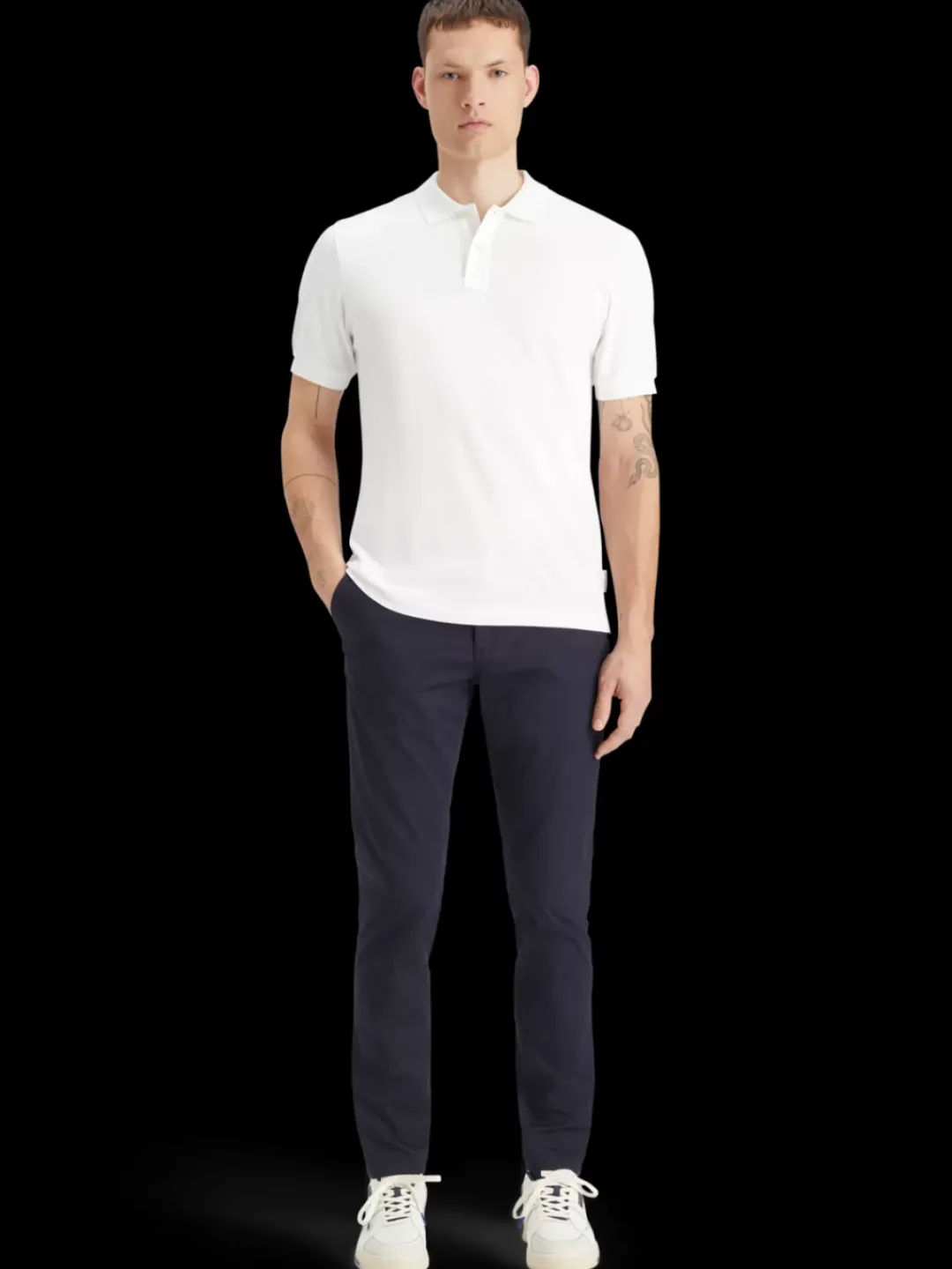 Best Scotch & Soda Essential Logo pique polo