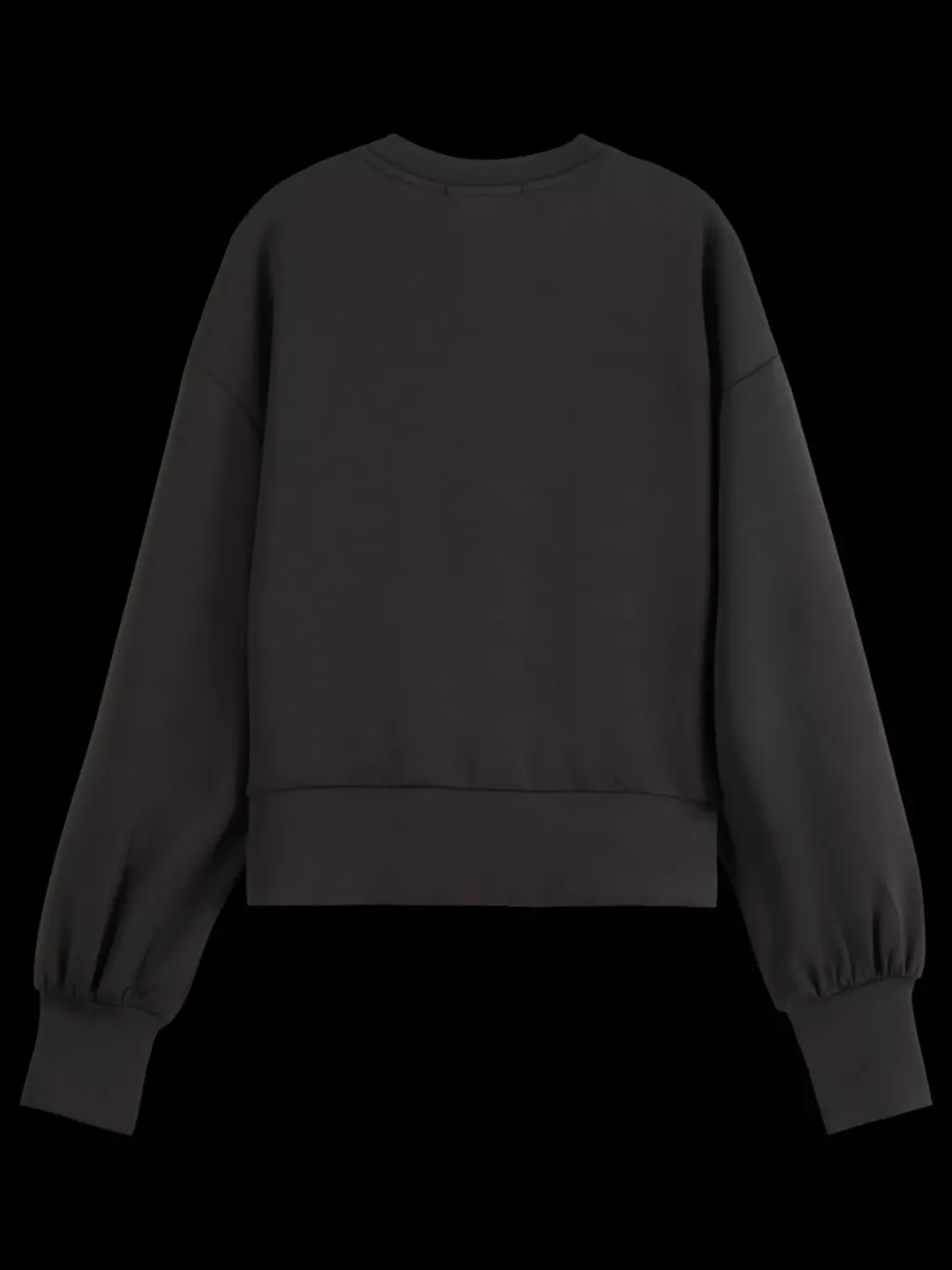 Clearance Scotch & Soda Essential MODAL SWEATSHIRT Black