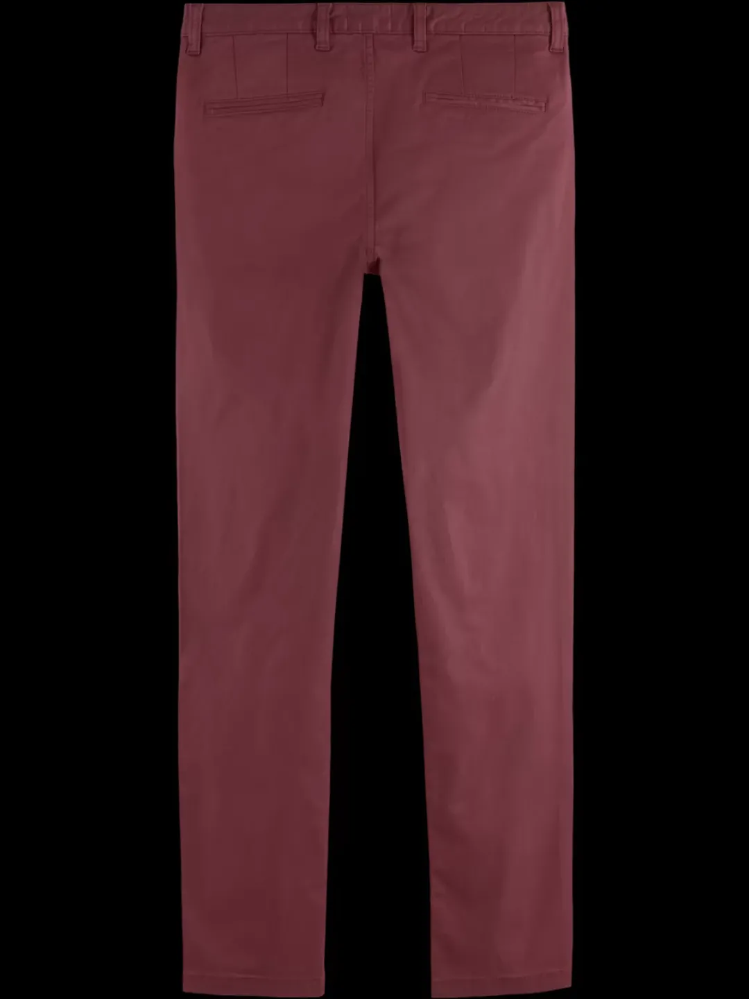 Fashion Scotch & Soda Essential mott- stretch cotton chino Wine