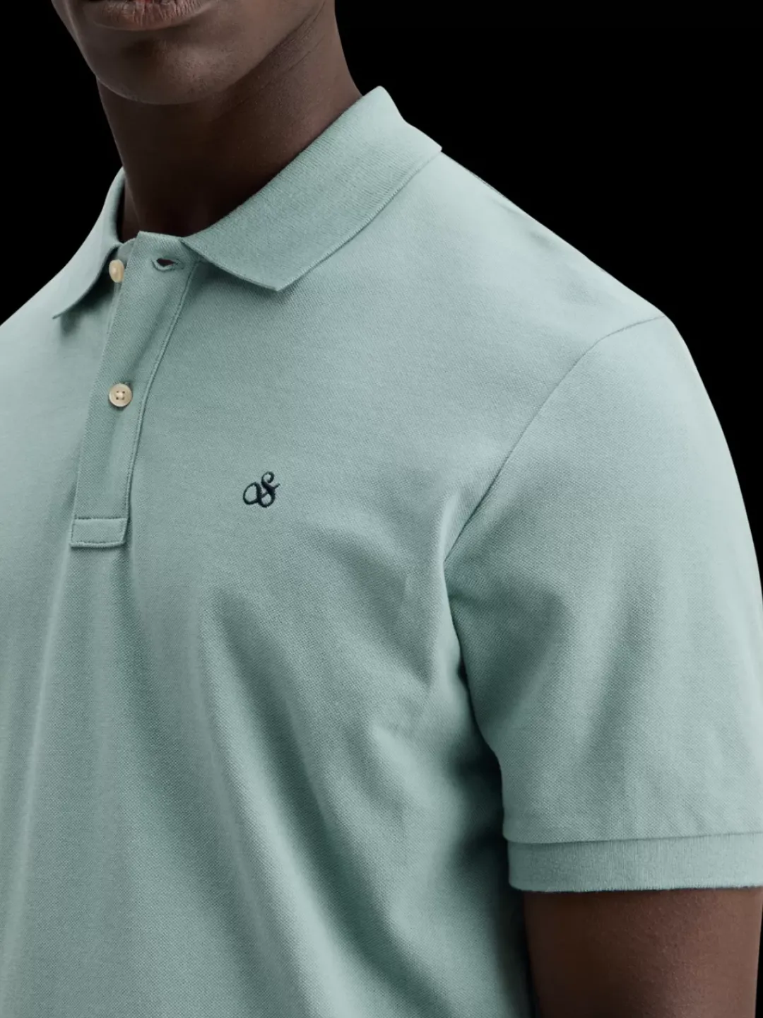 Sale Scotch & Soda Essential organic cotton pique polo BayBlue