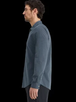 Discount Scotch & Soda Essential poplin striped shirt NightStripe