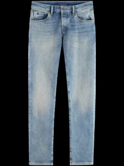 New Scotch & Soda Essential RALSTON IN ORGANIC COTTON AQUA BLUE AquaBlue