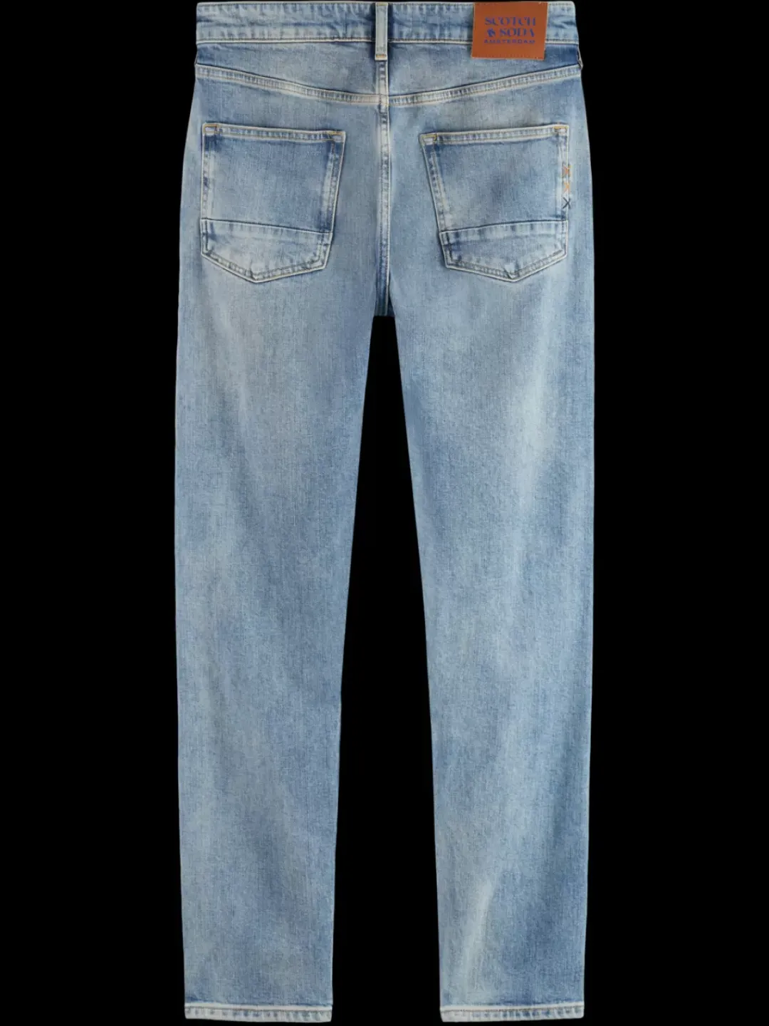 New Scotch & Soda Essential RALSTON IN ORGANIC COTTON AQUA BLUE AquaBlue