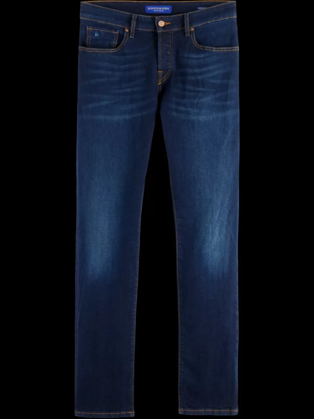 Hot Scotch & Soda Essential Ralston Regular slim jeans - Beaten Blue BeatenBlue