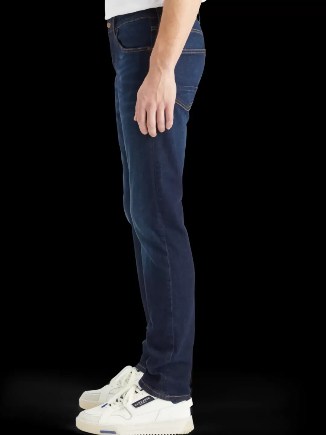 Hot Scotch & Soda Essential Ralston Regular slim jeans - Beaten Blue BeatenBlue