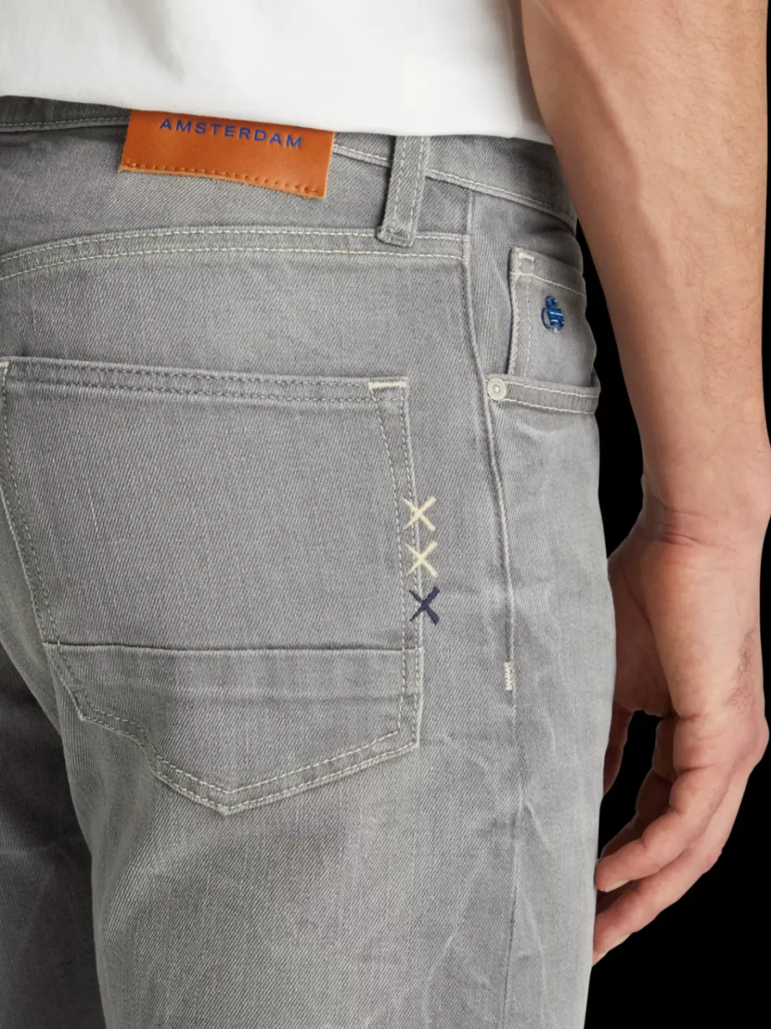 Fashion Scotch & Soda Essential Ralston regular slim jeans - Grey Sands GreySands