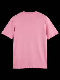 Fashion Scotch & Soda Essential Regular fit logo t-shirt